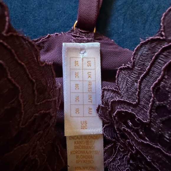 Savage X Romantic Corded Lace Lingerie Set | Purple Persuasion | NWT - Picture 11 of 16